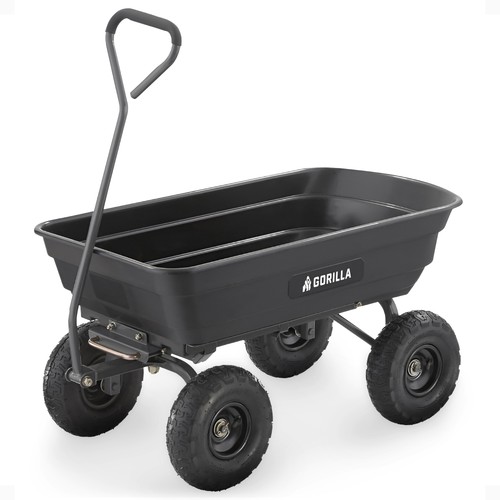 Gorilla carts poly garden dump - gorilla,